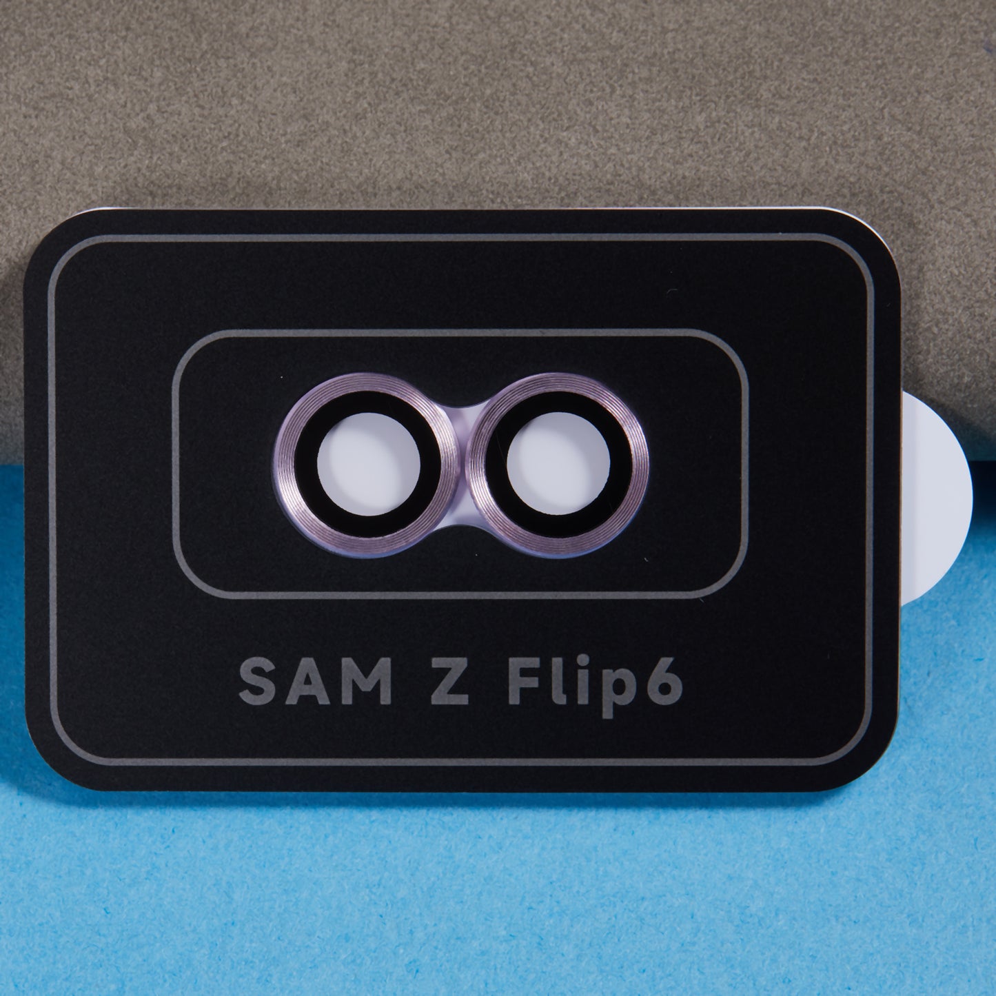 For Samsung Galaxy Z Flip6 5G Camera Lens Protector Precise Positioning Individual Lens Film Set - Purple