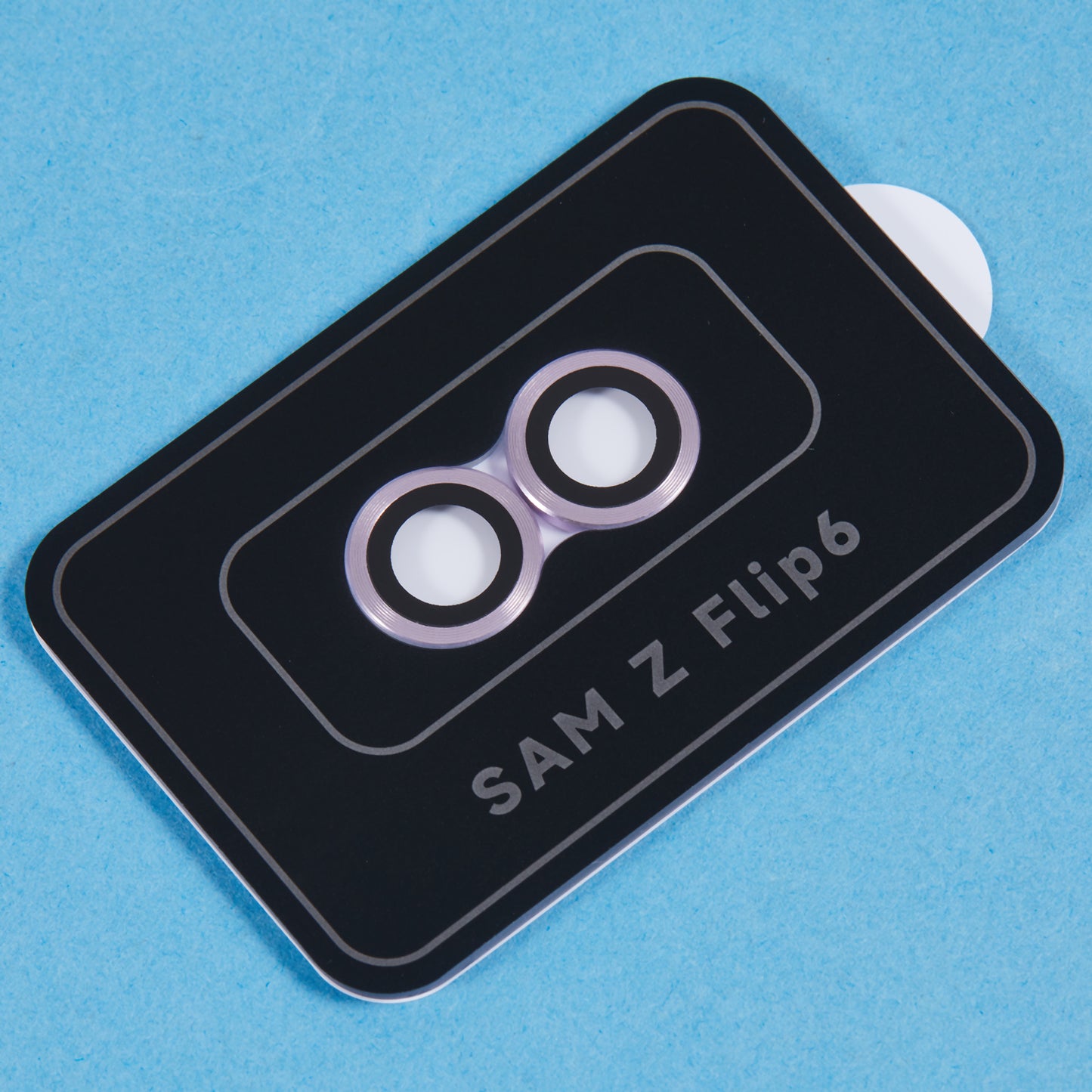 For Samsung Galaxy Z Flip6 5G Camera Lens Protector Precise Positioning Individual Lens Film Set - Purple