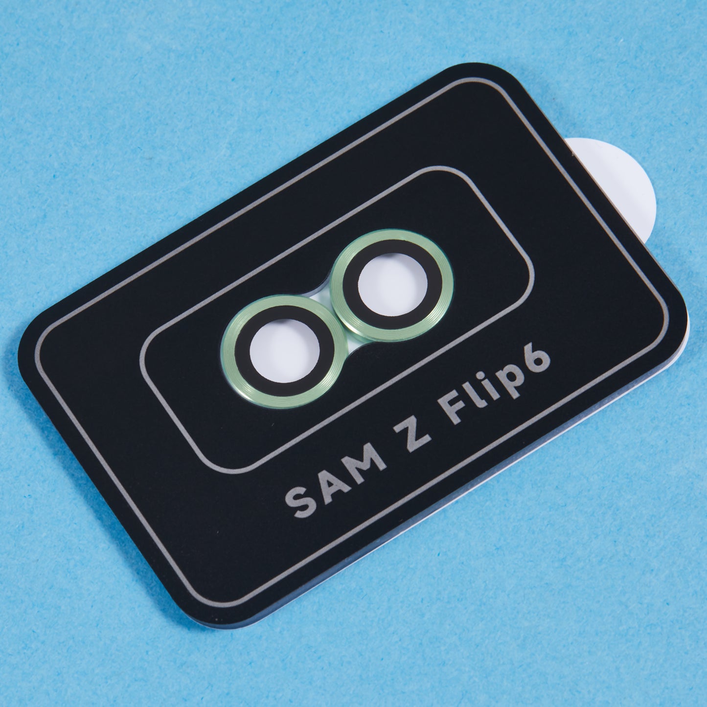 For Samsung Galaxy Z Flip6 5G Camera Lens Protector Precise Positioning Individual Lens Film Set - Green