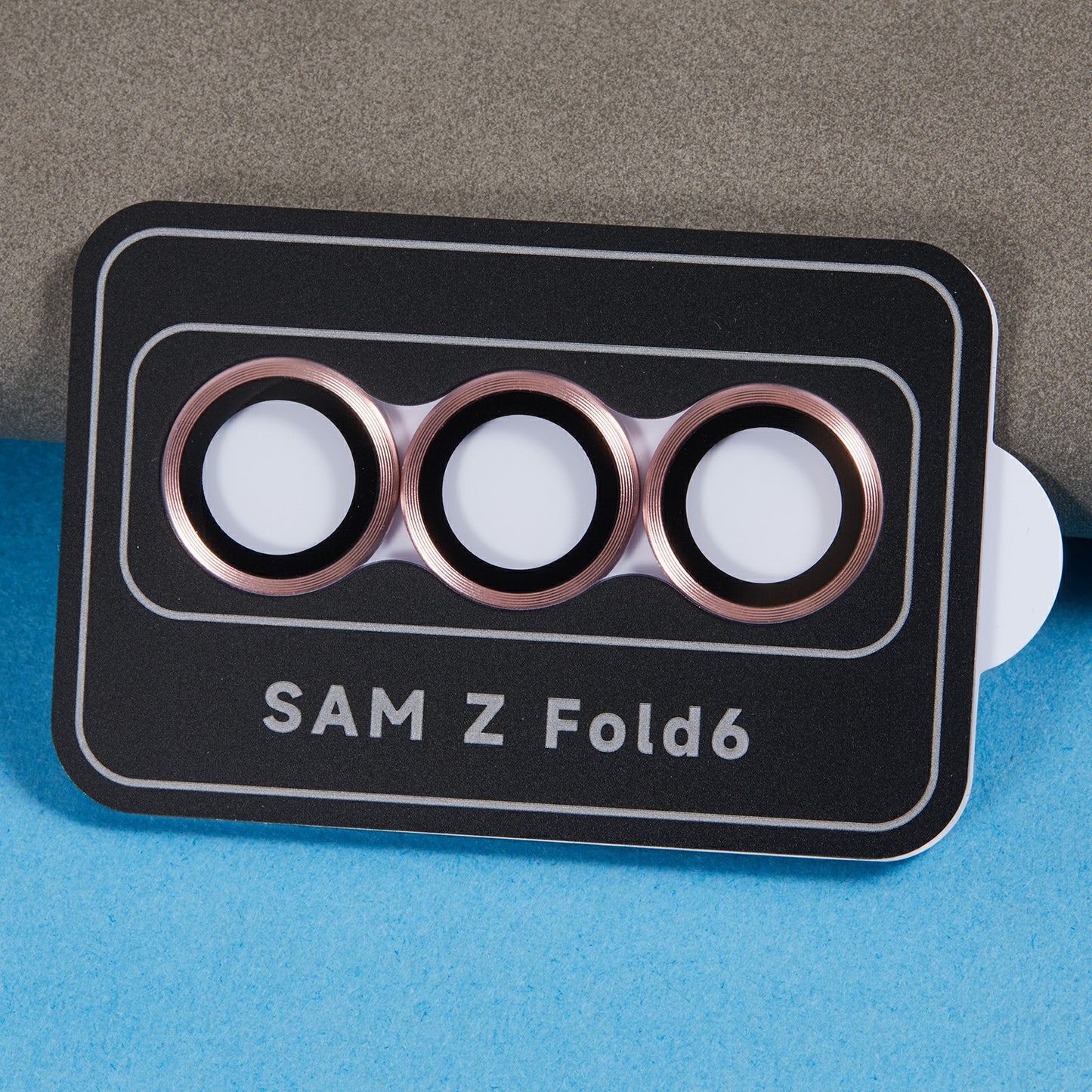 For Samsung Galaxy Z Fold6 5G Camera Lens Protector Set Precise Positioning Individual Lens Film - Pink