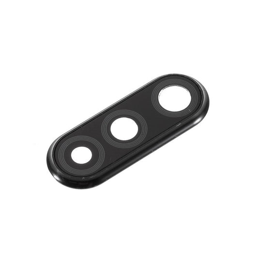 OEM Back Camera Lens Ring Cover with Glass Lens for Huawei P30 Lite (48MP AI Ultra-wide Triple Camera) - Black