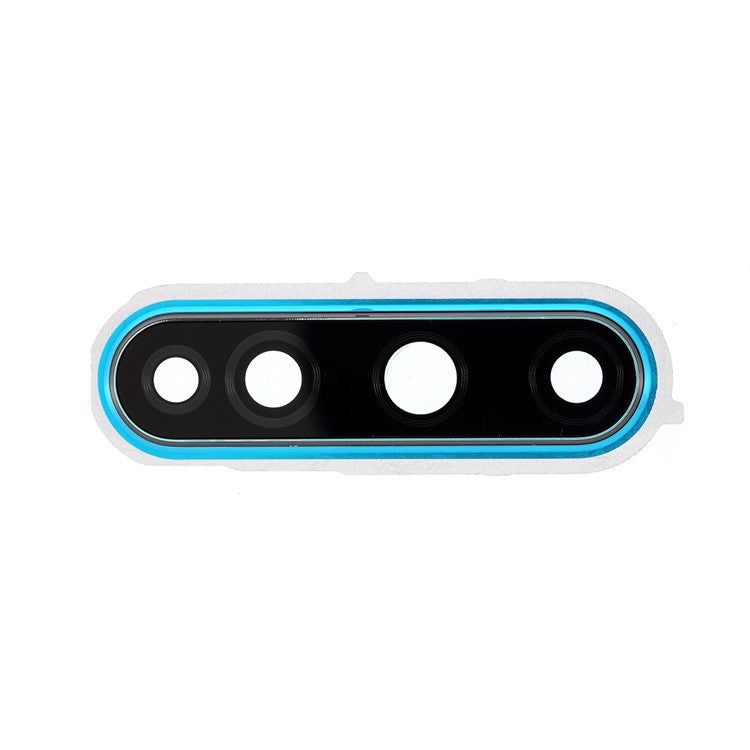 OEM Back Camera Lens Ring Cover with Glass Lens for Huawei nova 6 4G Version - Blue