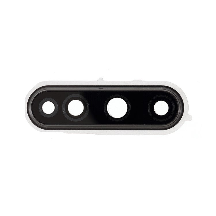 OEM Back Camera Lens Ring Cover with Glass Lens for Huawei nova 6 4G Version - Black