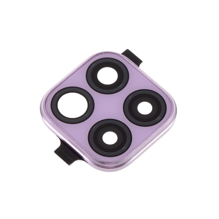 OEM Back Camera Lens Ring Cover with Glass Lens for Huawei P40 lite 4G - Purple