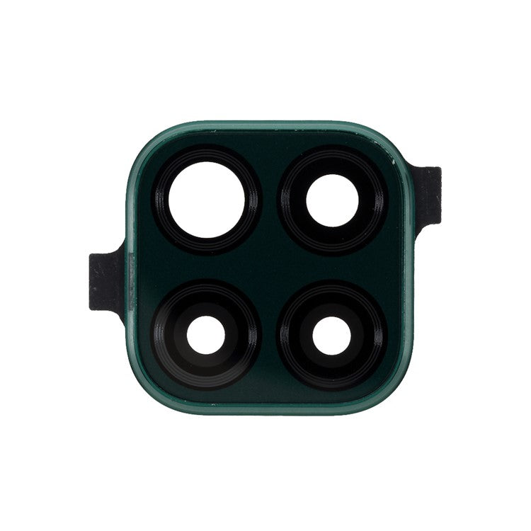 OEM Back Camera Lens Ring Cover with Glass Lens for Huawei P40 lite 4G - Dark Green