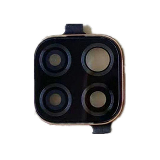 For Huawei P40 lite 4G OEM Back Camera Lens Ring Cover with Glass Lens (without Logo) - Gold