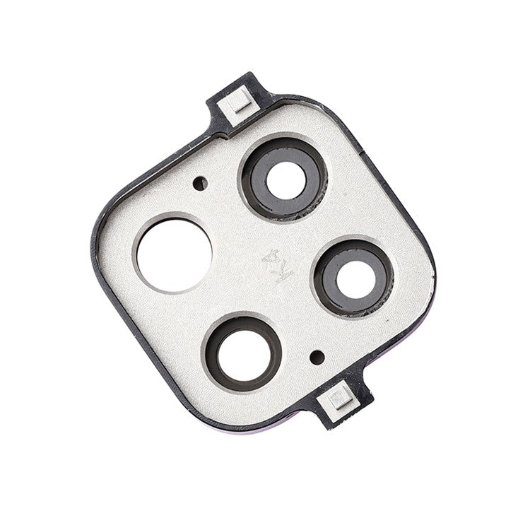 For Huawei P40 lite 4G OEM Back Camera Lens Ring Cover with Glass Lens (without Logo) - Gold