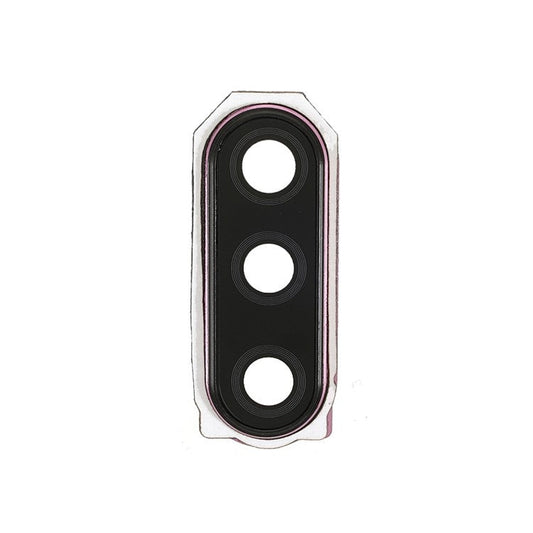 OEM Back Rear Camera Lens Ring Cover with Glass Lens Replacement with Glass Lens for Sony Xperia 5 - Pink