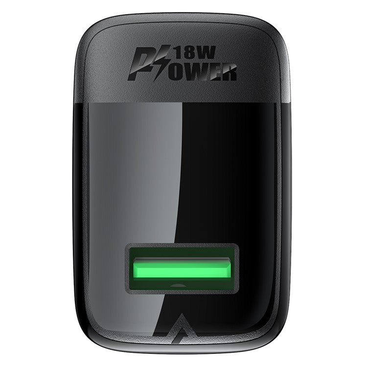 ACEFAST A90 GaN Wall Charger QC 18W Single USB-A Power Adapter with Type-C Cable - EU Plug