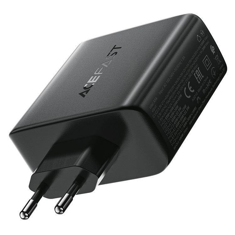 ACEFAST A94 PD 100W GaN Phone Charger 3 Type-C + USB-A Four Ports Power Adapter, EU Plug