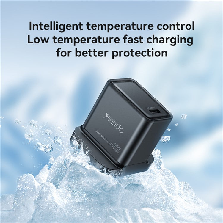 YESIDO YC81 GaN 25W Phone Charger Type-C Port Power Adapter