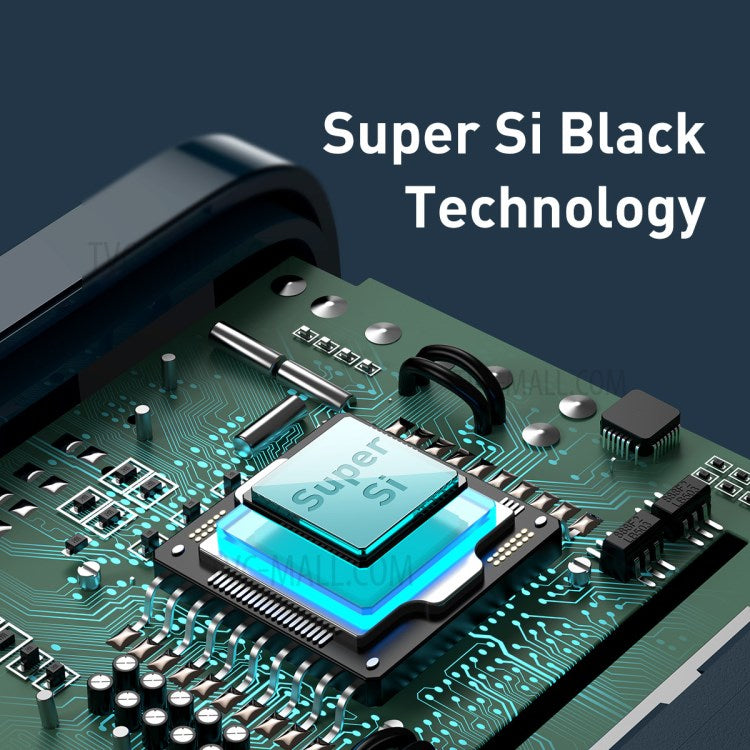 BASEUS Super Si USB C Charger 20W Support Type C PD Fast Charging with Cable for iPhone 12 Pro Max 11 - EU Plug / Navy Blue