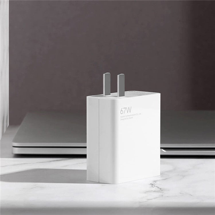XIAOMI MDY-12-ES 67W Wall Charger with Type-C Charging Cable Travel Charger Set
