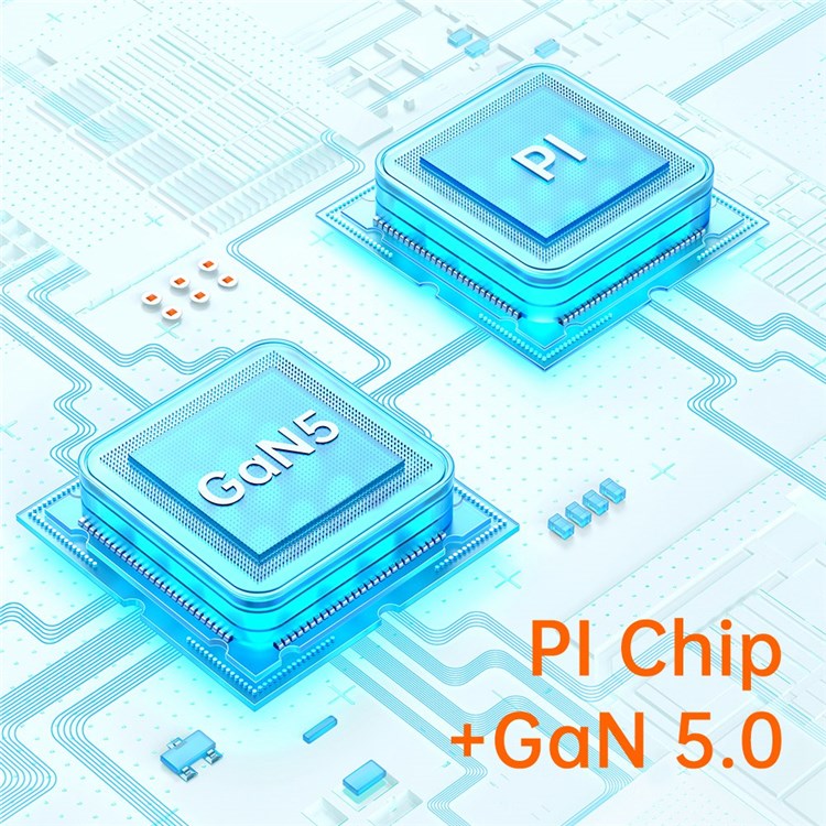 MCDODO MDD 65W GaN5 Mini Fast Charger USB + Dual Type-C Travel Power Adapter - CN Standard Plug