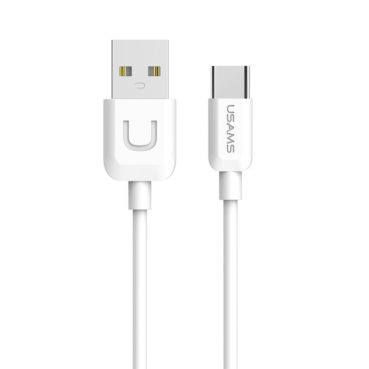 USAMS T21 Fast Charger Adapter Portable Wall Charger Block Mini Travel Charger Set with Type-C Cable for Samsung, Huawei (US Plug)