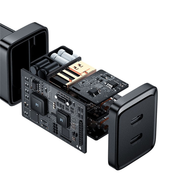 MCDODO MDD 40W GAN Dual Type-C Phone Tablet Fast Charging Adapter Wall Charger - EU Plug