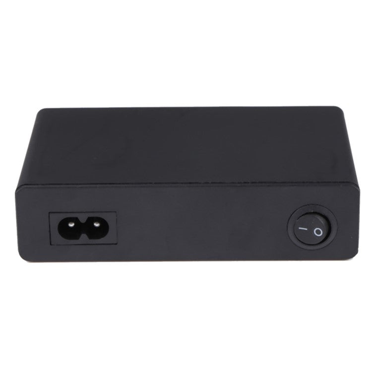 MFT-03Q USB Charger 10-Port 65W Multi-Port Type-C QC3.0 Charging Hub Compact Desktop Power Station - Black / US Plug