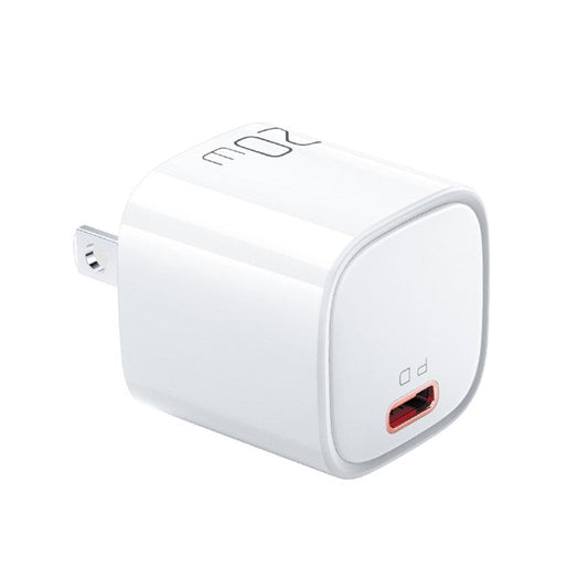 MCDODO Nano Series PD 20W Phone Fast Charging Adapter Singe Type-C Port Wall Charger - White / US Plug