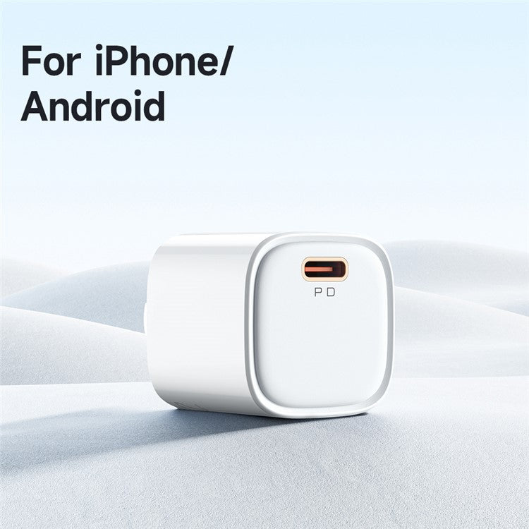 MCDODO Nano Series PD 20W Phone Fast Charging Adapter Singe Type-C Port Wall Charger - White / CN Plug