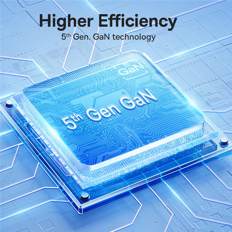 BASEUS GaN5 Fast Charging Adapter Mini Edition Type-C Single Port 30W UK Plug Wall Charger - Black