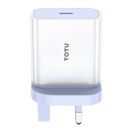 TOTU HC-1 20W Fast Charging Power Adapter Type-C Portable Wall Charger - UK Plug