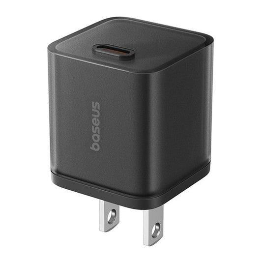 BASEUS GaN5S Fast Charger Portable Type-C 30W Wall Charger Adapter, US Plug - Black