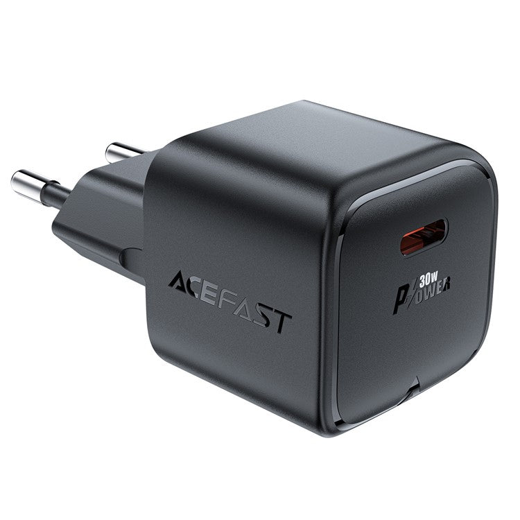ACEFAST A77 Mini PD 30W GaN Wall Charger Type-C Port Phone Fast Charging Adapter, EU Plug