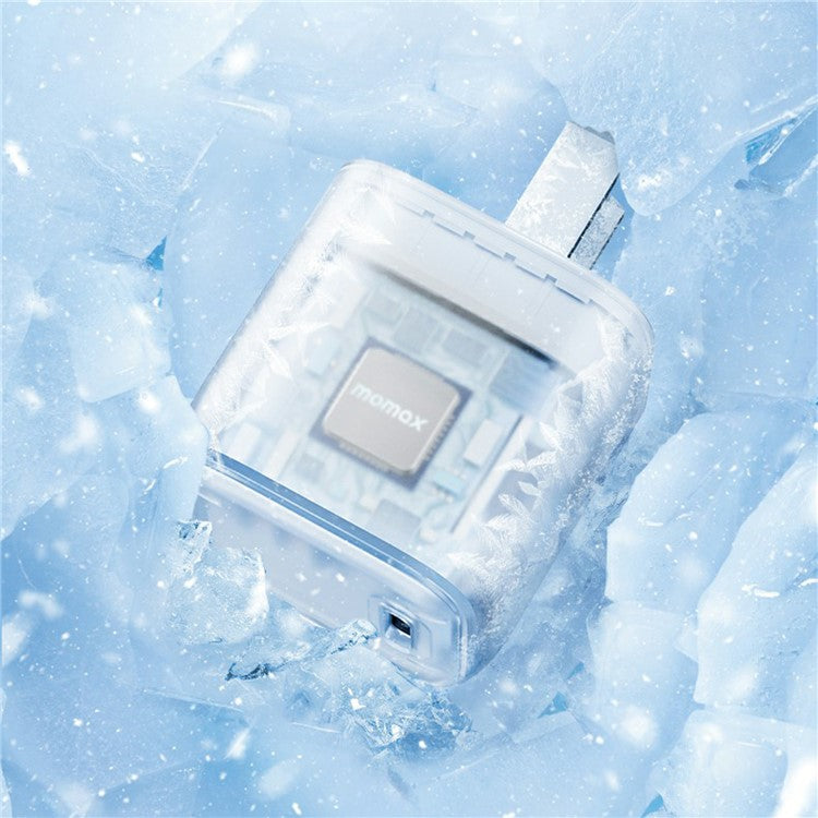 MOMAX CN Standard Adapter Plug PD 20W Wall Charger with Type-C Port - White