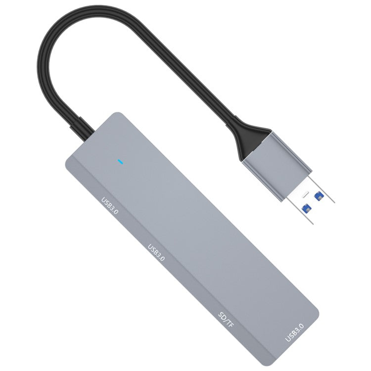 ADS-310A Multi-Port Hub USB Adapter to 3xUSB 3.0+2xCard Reader Slots