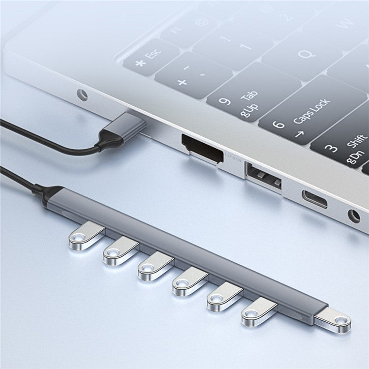 ADS-303A 7-Port USB Adapter Data Transmission USB 3.0 / 2.0 Hub Expansion Dock Station Converter