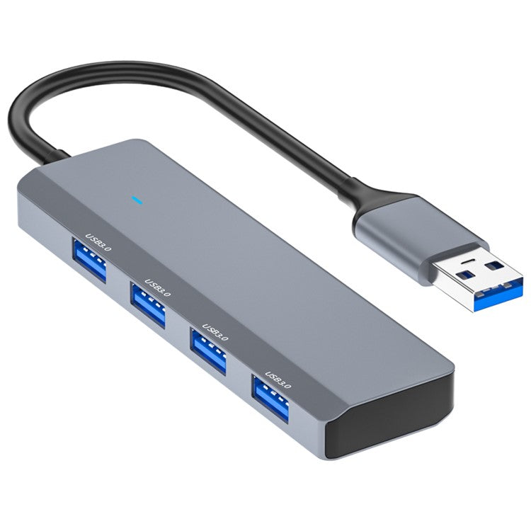 ADS-305A USB to 4 X USB3.0 Docking Station USB Hub Aluminum Alloy Adapter