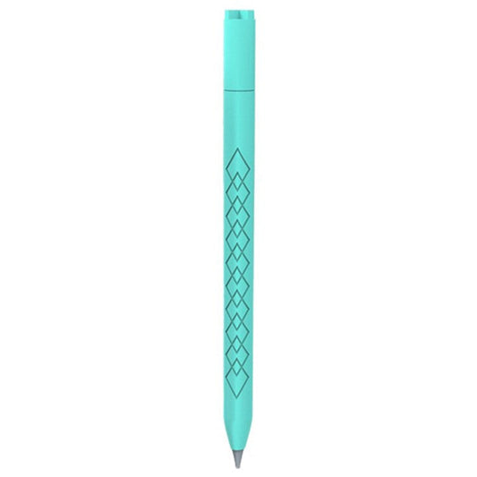 For Apple Pencil 3 (USB-C) Anti-Scratch Silicone Sleeve Diamond Texture Stylus Pen Protective Cover - Mint Green