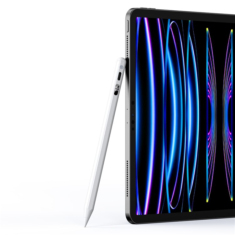 DUX DUCIS SP-06 Magnetic Active Stylus Palm Rejection Pen Digital Power Display - White