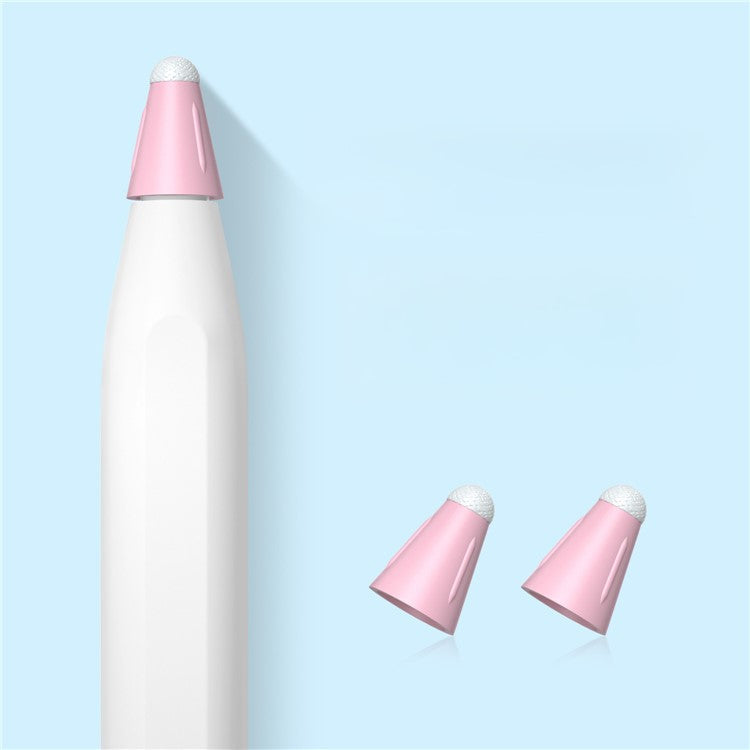 4Pcs For Huawei M-Pencil 3rd Generation / 2nd Generation / 1st Generation / Apple Pencil (2nd Generation) / (1st Generation) Pen Tips Cover - Pink