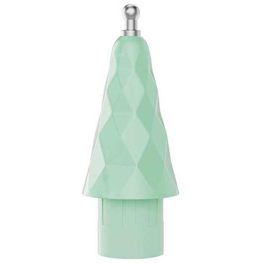 For Apple Pencil (2nd Generation) / Pencil (1st Generation) / Pencil (USB-C) Tips Rhombus Noiseless Pen Tips - Round Bead Point / Light Green