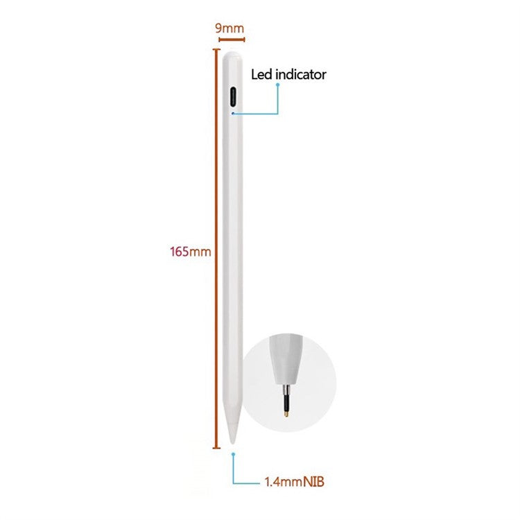 T10 Active Capacitive Pen for iPad Touch Screen Pen Anti-Mistouch Tilt Sensitivity Stylus Pen