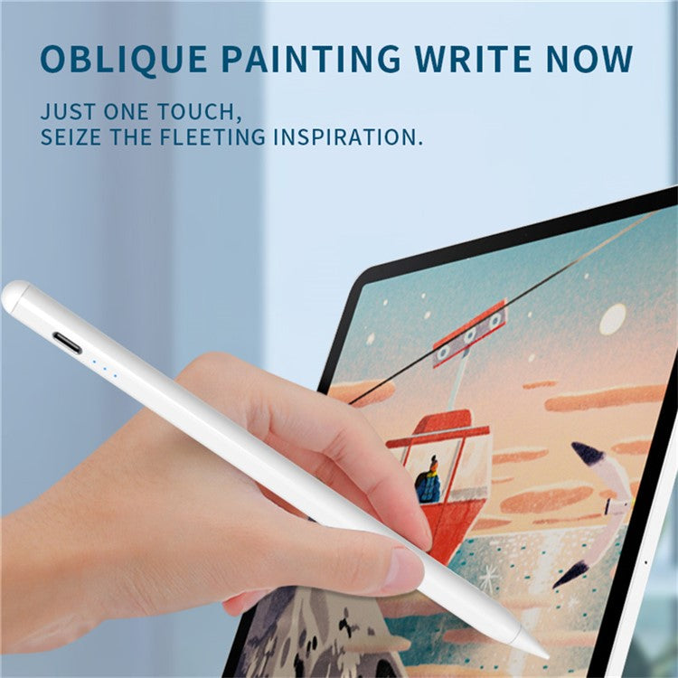T12 For iPad (2018 and Later) Active Capacitive Pen Touch Screen Anti-Mistouch Tilt Sensitivity Stylus Pen