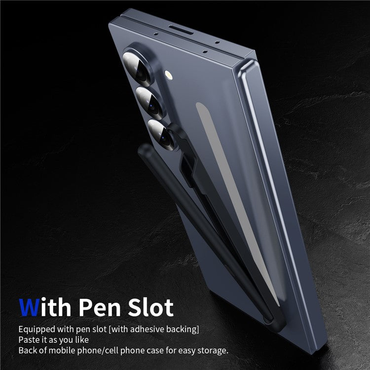 For Samsung Galaxy Z Fold6 5G / Z Fold5 5G / Z Fold4 5G / Z Fold3 5G Electromagnetic Pen Stylus with Pen Slot - Black
