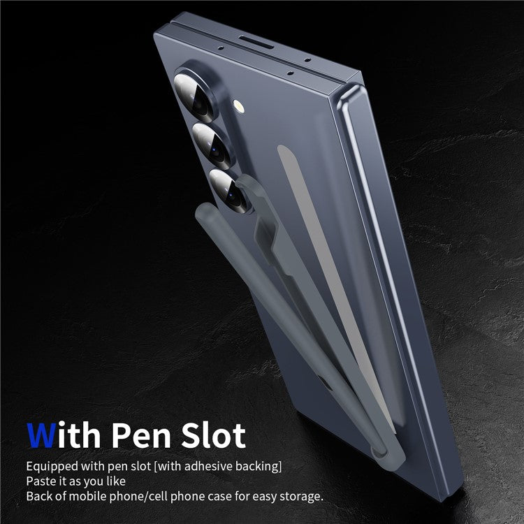 For Samsung Galaxy Z Fold6 5G / Z Fold5 5G / Z Fold4 5G / Z Fold3 5G Electromagnetic Pen Stylus with Pen Slot - Grey