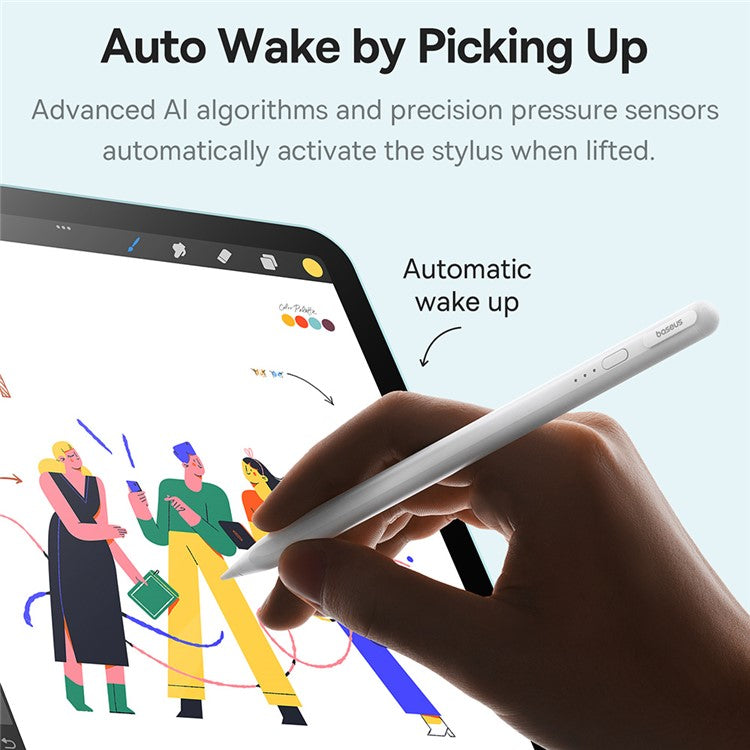BASEUS Smooth Writing 3 Wired Charging Stylus Touch Screen Pen, Active Wireless Version