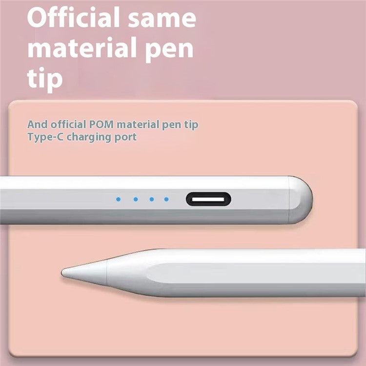 4-LED Stylus with Palm Rejection, Magnetic Attachment for iPad OS 12.2+ (2018 Later)
