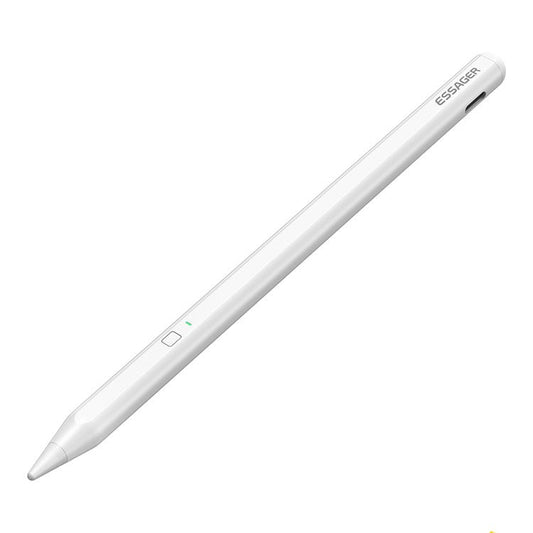 ESSAGER Writing Capacitive Stylus with LED Light Cable Charging Touch Screen Pencil for iPad Air (2022)  /  Pro 11-inch (2021)  /  Pro 12.9 (2021)  /  mini (2021)