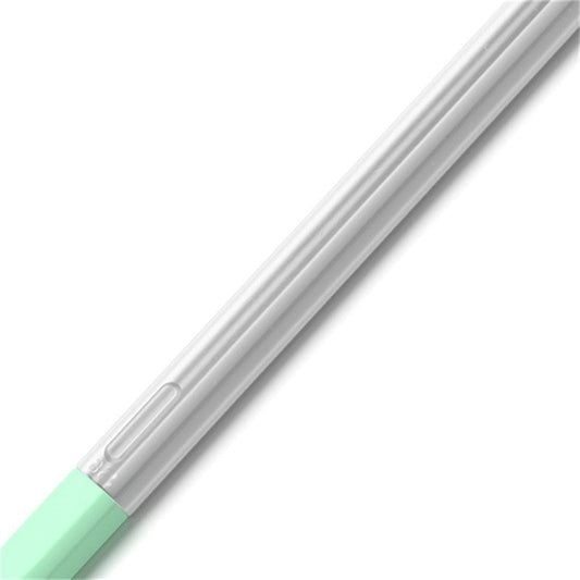 For Samsung Galaxy Tab S6 Lite Stylus Pen Silicone Sleeve Anti-drop Anti-dirt Cover - Cyan