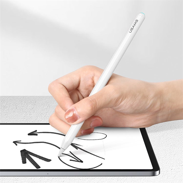 USAMS US-ZB254 Magnetic Charging Capacitive Stylus Pen Tilt-Sensitive Active Touch Pencil Wireless Charging Pencil