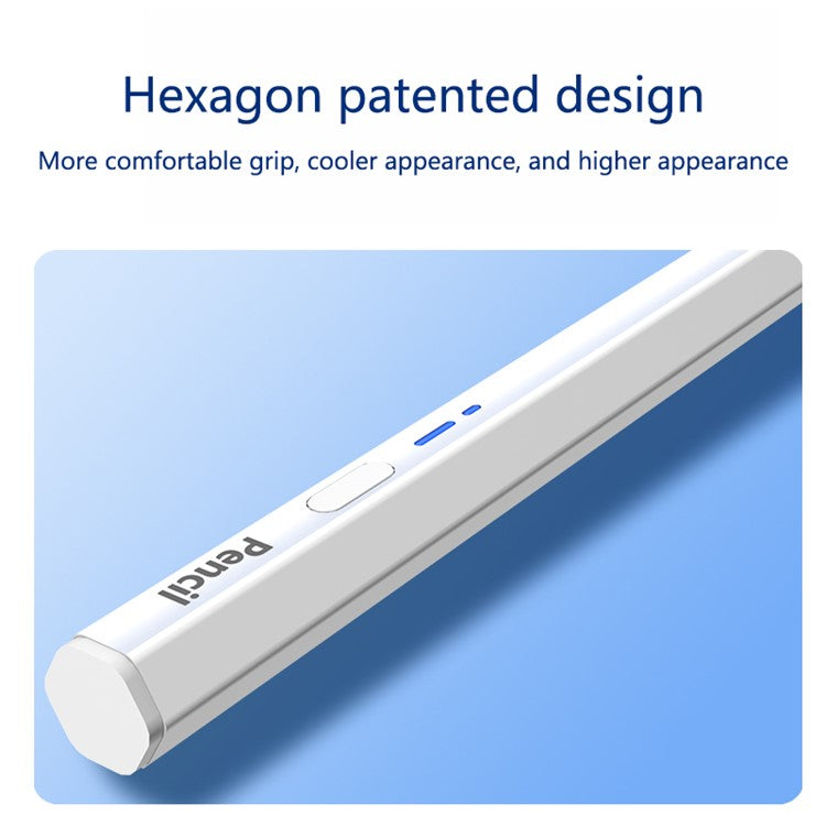 BP18-BL Type-C Universal Hexagonal Bluetooth Stylus Pen for Touching Writing Drawing