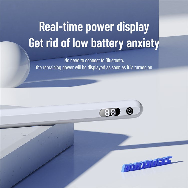 DUX DUCIS Magnetic Active Stylus Pen for iPad Drawing Writing Capacitive Pencil - White