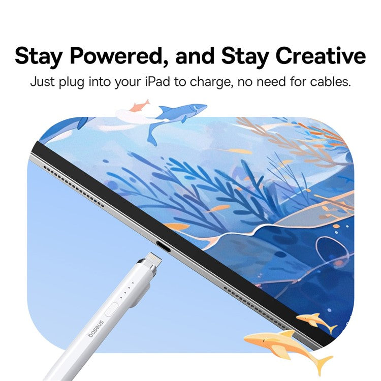 BASEUS Smooth Writing 2 Series Stylus Pen Plug-In Type Charging Capacitive Pencil (iP Active Bluetooth Version)