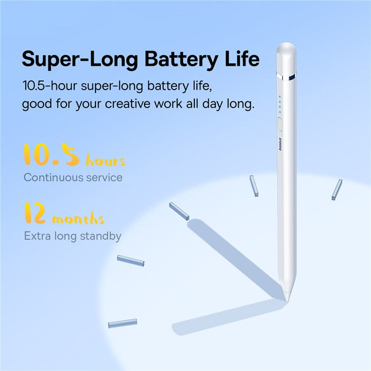 BASEUS Smooth Writing 2 Series Stylus Pen Plug-In Type Charging Capacitive Pencil (iP Active Bluetooth Version)
