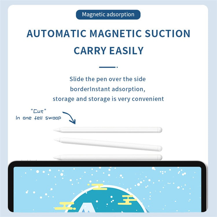 3Pro Active Capacitive Pen for iPad Smooth Writing Drawing Lightweight Slim Stylus - Black