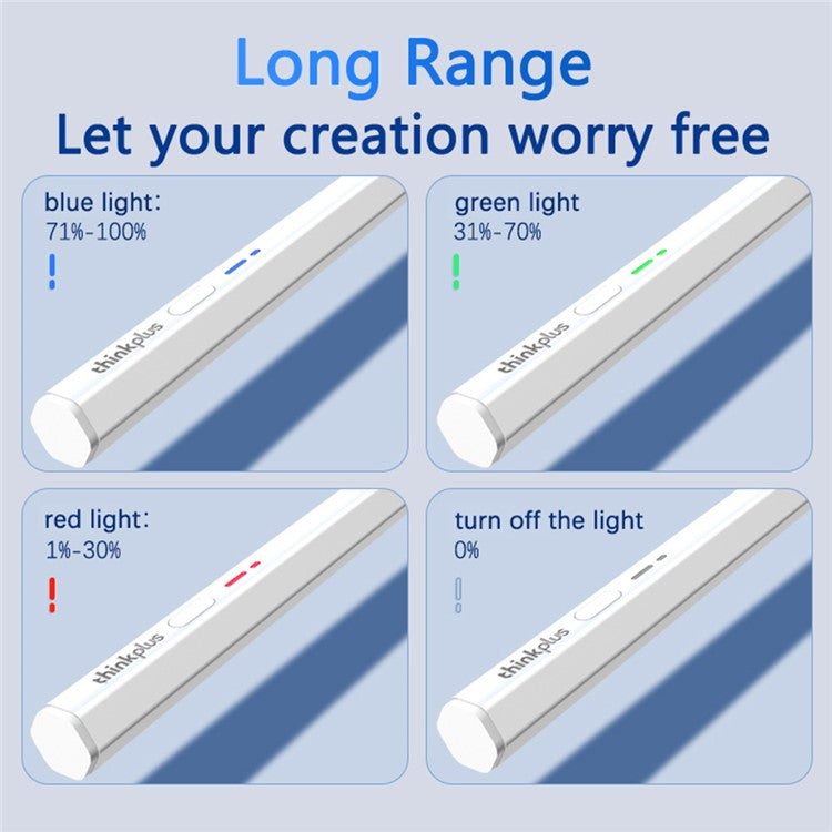 LENOVO Thinkplus BP18 Universal Stylus Pencil Magnetic Touch Pen for Android iOS Tablet